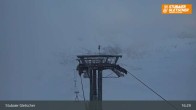 Archived image Webcam Stubai Glacier - View Fernau Station 21:00