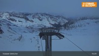 Archiv Foto Webcam Stubaier Gletscher: Ausblick Fernau Bergstation 00:00