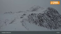Archiv Foto Webcam Stubaier Gletscher: Ausblick Fernau Bergstation 14:00