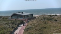 Archiv Foto Webcam Haus Köbesine auf Juist: Blick zum Strand 15:00