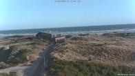 Archiv Foto Webcam Haus Köbesine auf Juist: Blick zum Strand 06:00