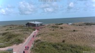 Archiv Foto Webcam Haus Köbesine auf Juist: Blick zum Strand 09:00