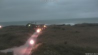 Archiv Foto Webcam Haus Köbesine auf Juist: Blick zum Strand 03:00
