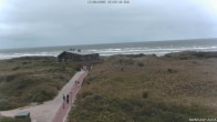 Archiv Foto Webcam Haus Köbesine auf Juist: Blick zum Strand 09:00