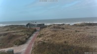 Archiv Foto Webcam Haus Köbesine auf Juist: Blick zum Strand 13:00