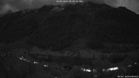 Archived image Webcam Lötschental Valley - View Wilerhorn and Bietschhorn 23:00