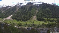 Archived image Webcam Lötschental Valley - View Wilerhorn and Bietschhorn 13:00