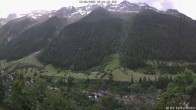 Archiv Foto Webcam Lötschental: Blick auf Wilerhorn und Bietschhorn 19:00