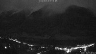 Archiv Foto Webcam Lötschental: Blick auf Wilerhorn und Bietschhorn 19:00
