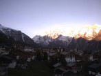 Archiv Foto Webcam Grächen: Ferienwohnungen Soldanella 05:00