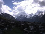 Archiv Foto Webcam Grächen: Ferienwohnungen Soldanella 13:00