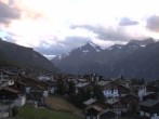 Archiv Foto Webcam Grächen: Ferienwohnungen Soldanella 19:00