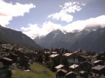 Archiv Foto Webcam Grächen: Ferienwohnungen Soldanella 13:00