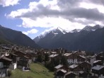 Archiv Foto Webcam Grächen: Ferienwohnungen Soldanella 15:00