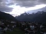 Archiv Foto Webcam Grächen: Ferienwohnungen Soldanella 19:00
