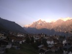 Archiv Foto Webcam Grächen: Ferienwohnungen Soldanella 06:00