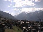 Archiv Foto Webcam Grächen: Ferienwohnungen Soldanella 13:00