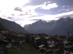 Archived image Webcam Grächen - Chalet Soldanella 13:00