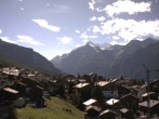 Archiv Foto Webcam Grächen: Ferienwohnungen Soldanella 13:00