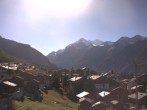 Archiv Foto Webcam Grächen: Ferienwohnungen Soldanella 13:00