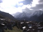 Archiv Foto Webcam Grächen: Ferienwohnungen Soldanella 13:00