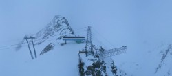 Archived image Webcam Sölden - Tiefenbach Glacier View Top Station 01:00