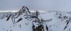 Archived image Webcam Sölden - Tiefenbach Glacier View Top Station 09:00