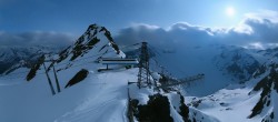 Archived image Webcam Sölden - Tiefenbach Glacier View Top Station 23:00