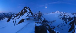 Archived image Webcam Sölden - Tiefenbach Glacier View Top Station 22:00