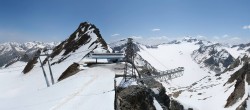 Archived image Webcam Sölden - Tiefenbach Glacier View Top Station 08:00