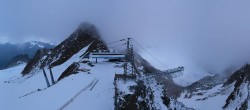 Archived image Webcam Sölden - Tiefenbach Glacier View Top Station 19:00