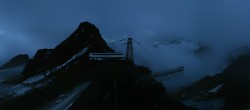 Archived image Webcam Sölden - Tiefenbach Glacier View Top Station 03:00