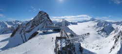 Archived image Webcam Sölden - Tiefenbach Glacier View Top Station 11:00