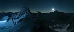 Archived image Webcam Sölden - Tiefenbach Glacier View Top Station 19:00