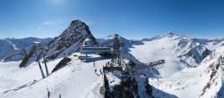 Archived image Webcam Sölden - Tiefenbach Glacier View Top Station 09:00