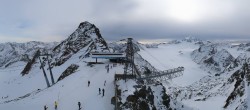 Archived image Webcam Sölden - Tiefenbach Glacier View Top Station 13:00