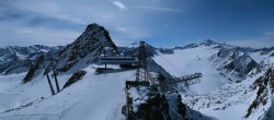Archived image Webcam Sölden - Tiefenbach Glacier View Top Station 19:00