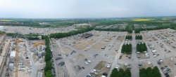 Archiv Foto Webcam München: Messeturm Riem (Messestadt Ost) 17:00
