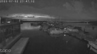 Archiv Foto Webcam Schwielowsee: Marina Ferch 23:00
