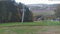 Archiv Foto Webcam Lössnitz: Skilift Mittelstation 15:00