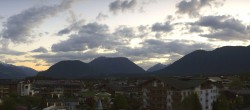 Archiv Foto Webcam Alpenresort Schwarz: Mieminger Plateau 19:00