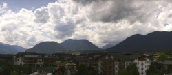 Archived image Webcam Alpenresort Schwarz at Mieming Plateau 13:00