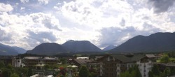 Archived image Webcam Alpenresort Schwarz at Mieming Plateau 15:00