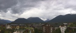 Archiv Foto Webcam Alpenresort Schwarz: Mieminger Plateau 19:00