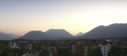 Archiv Foto Webcam Alpenresort Schwarz: Mieminger Plateau 19:00