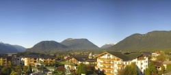 Archiv Foto Webcam Alpenresort Schwarz: Mieminger Plateau 08:00
