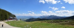Archived image Webcam Alpspitzbahn Nesselwang: Sports Club Böck 13:00