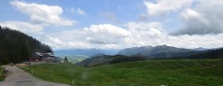 Archiv Foto Webcam Alpspitzbahn Nesselwang: Sportheim Böck 13:00