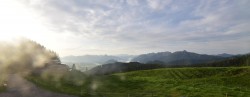 Archived image Webcam Alpspitzbahn Nesselwang: Sports Club Böck 05:00