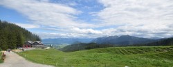 Archived image Webcam Alpspitzbahn Nesselwang: Sports Club Böck 13:00